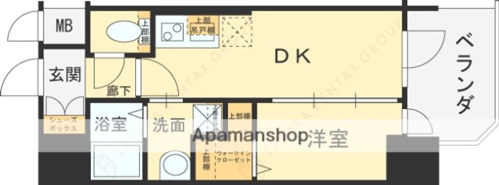 エステムコート大阪プリュームの間取り