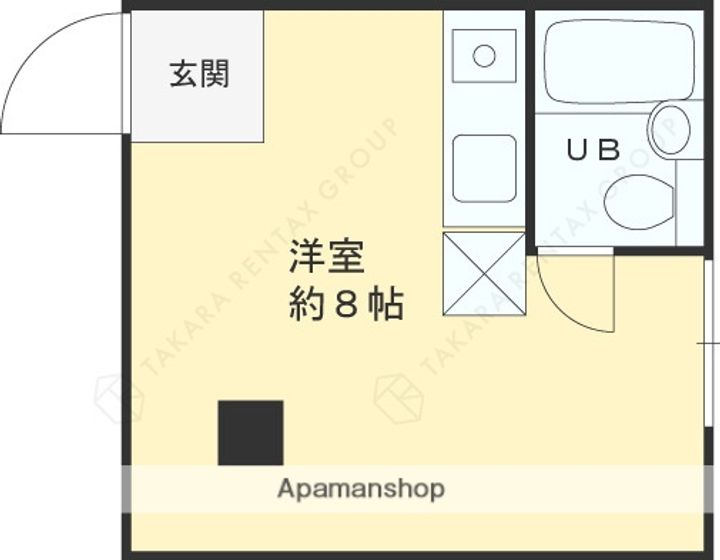 大阪府堺市東区西野の賃貸マンションの間取り