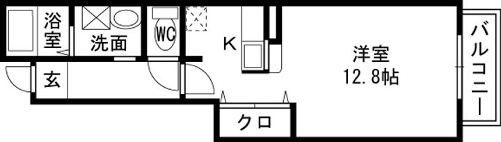 エストヴェール103の間取り