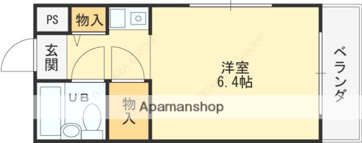 スカイキャンパス旭ヶ丘213の間取り