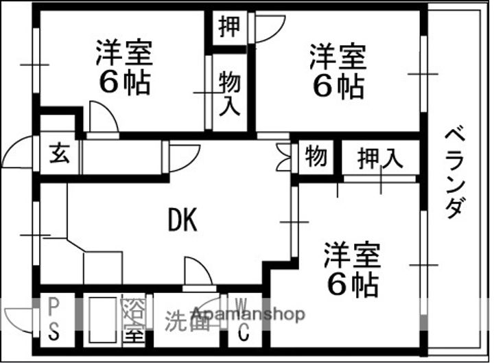 ローズハイツの間取り