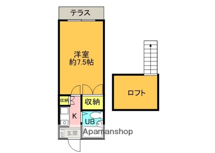 ルプレN2の間取り
