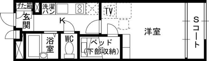 レオパレスカリオストロの間取り