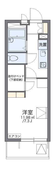 レオパレス愛の間取り