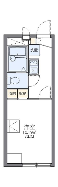 レオパレスヒカリ201の間取り