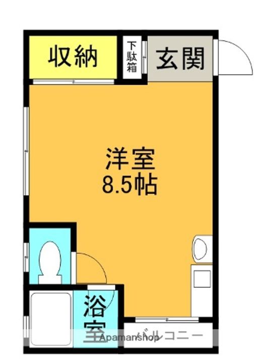 サザンクロス萱島南302の間取り