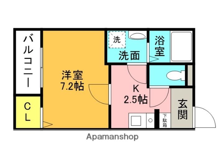 ALEGRIA池田南202の間取り