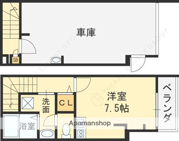 大阪府堺市中区深井中町(一戸建)の賃貸物件の間取り
