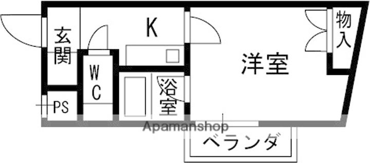 エフォルトⅡ303の間取り