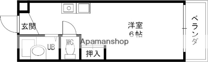 レオハイム長尾Ⅲの間取り