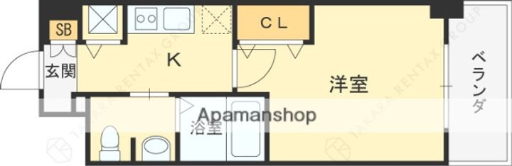 エスリード西宮北口第2の間取り