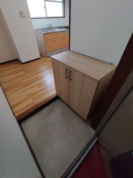 大都ハイツの玄関