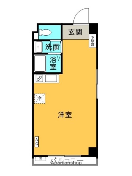 兵庫県西宮市戸田町の賃貸マンションの間取り