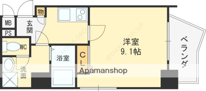 M’プラザ守口の間取り