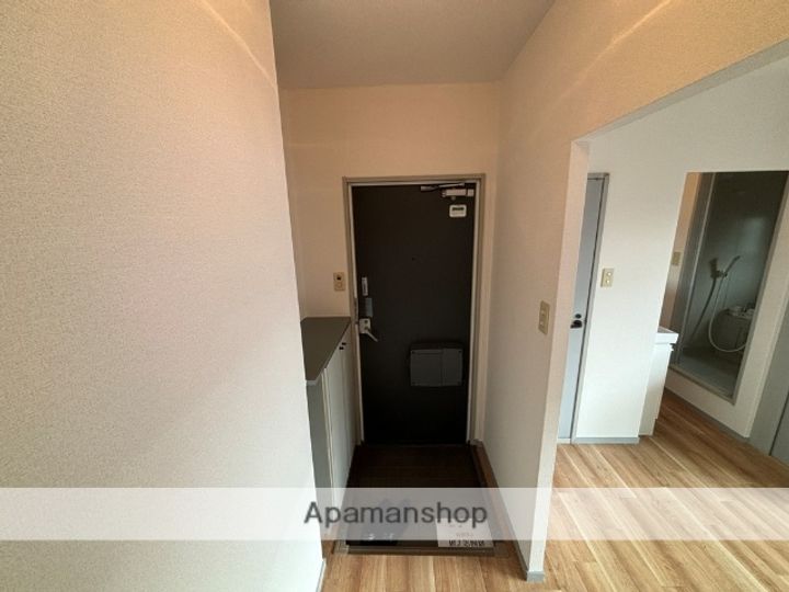 大阪府四條畷市岡山5丁目の賃貸アパートの玄関