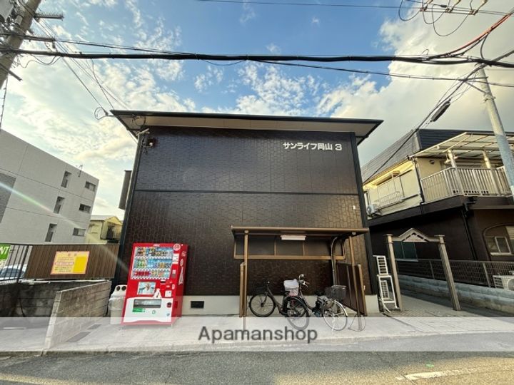 大阪府四條畷市岡山5丁目の賃貸アパートの外観