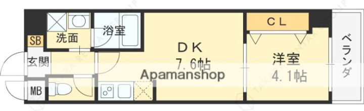 マイロード新森605の間取り