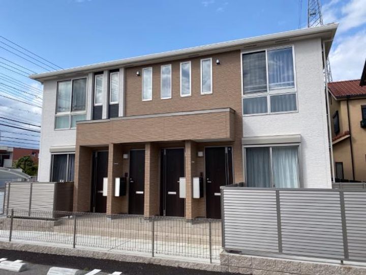 旭区森小路2丁目アパート工事の外観