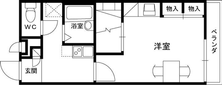 レオパレス畑山の間取り