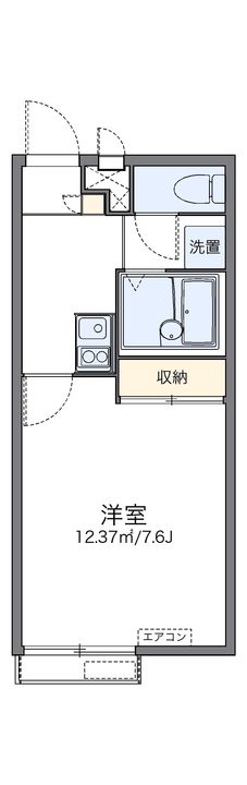 レオパレス新家IIの間取り