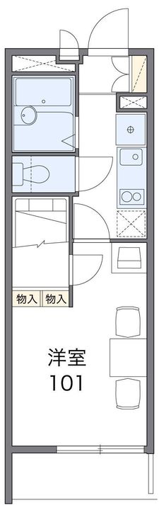 レオパレストルテューの間取り