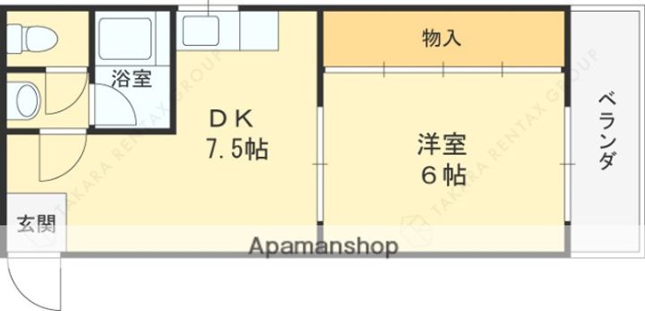 清水マンション第二の間取り