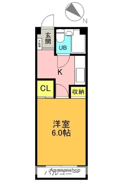 SRマンションⅠの間取り