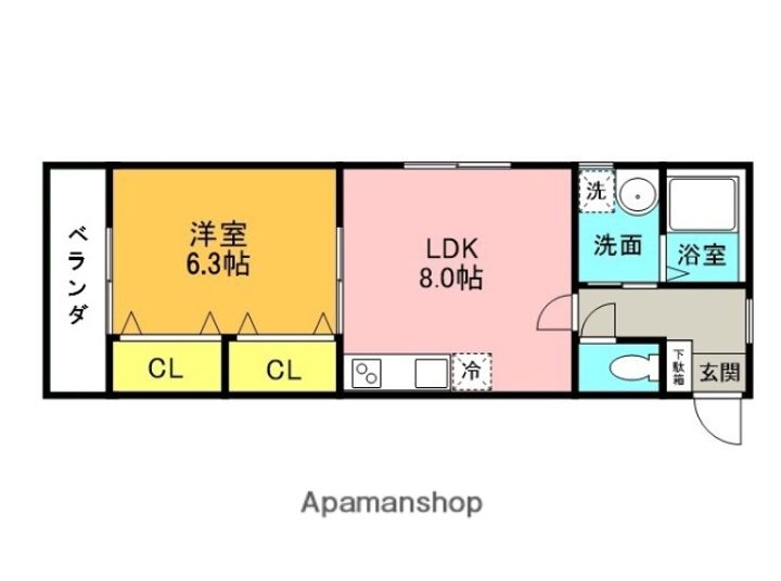 サニーハイツの間取り