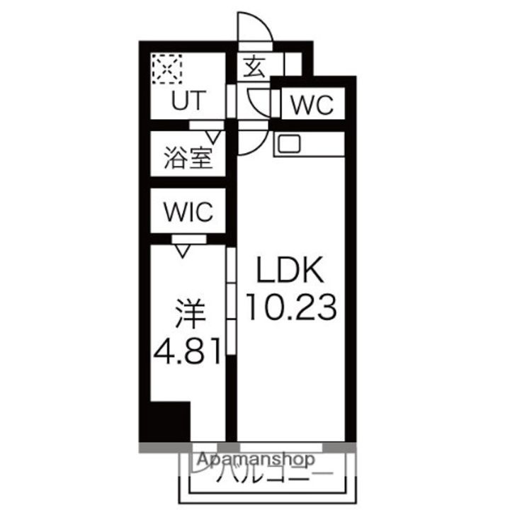 大阪府堺市中区深井沢町の賃貸マンションの間取り