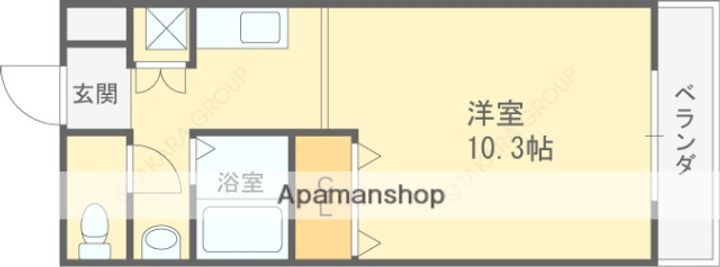 リューズ発春205の間取り