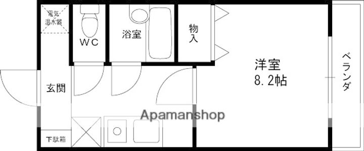 パークリセス403の間取り