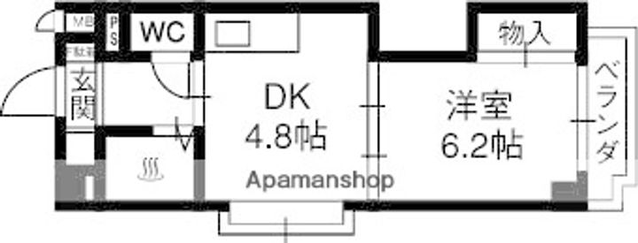 サンコーマートビル303の間取り