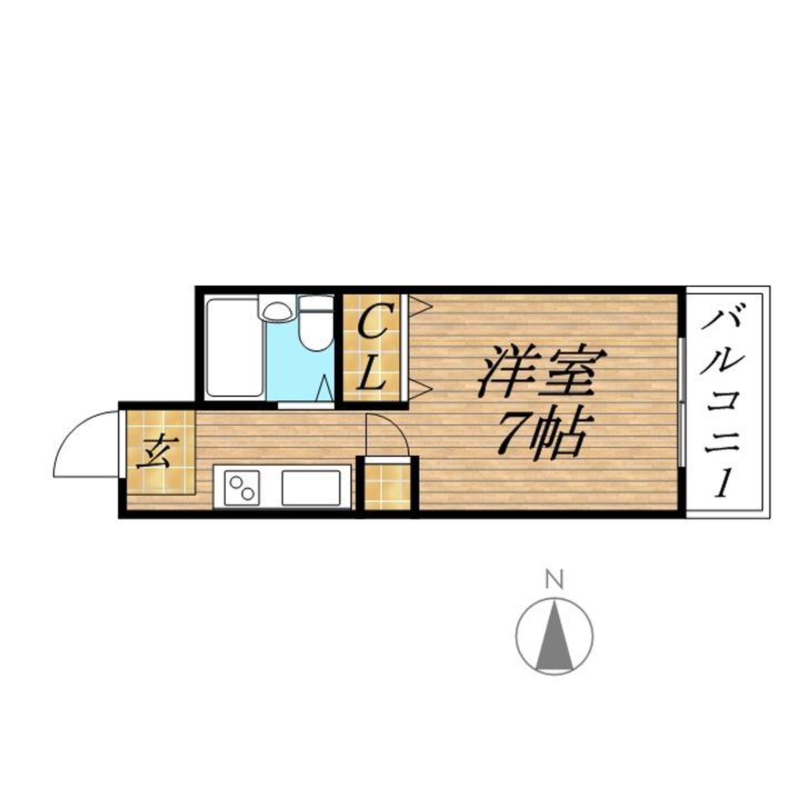 フローラーハイツわだの間取り