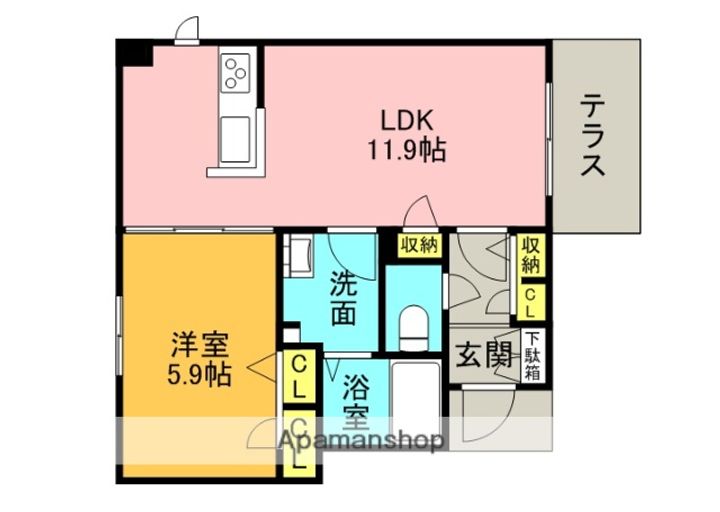 SHAMAISON AINSの間取り