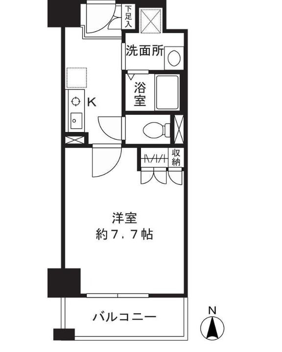 シャンピアコート茨木の間取り
