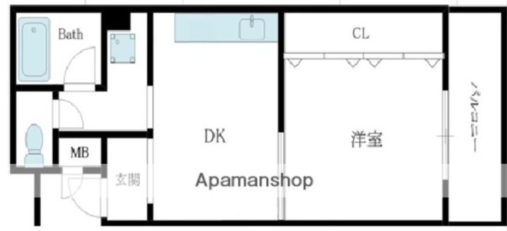 エバービューハイツの間取り