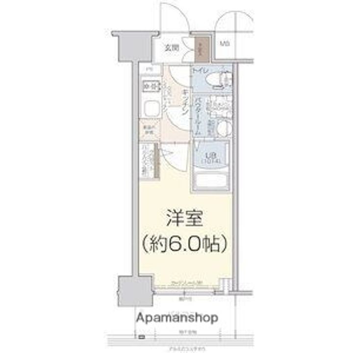 エスリード弁天町桜通レジデンスの間取り