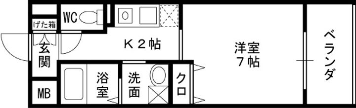 CASA京橋の間取り