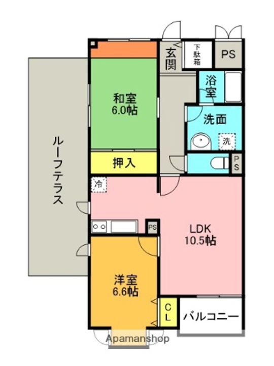 ドムール稲野の間取り