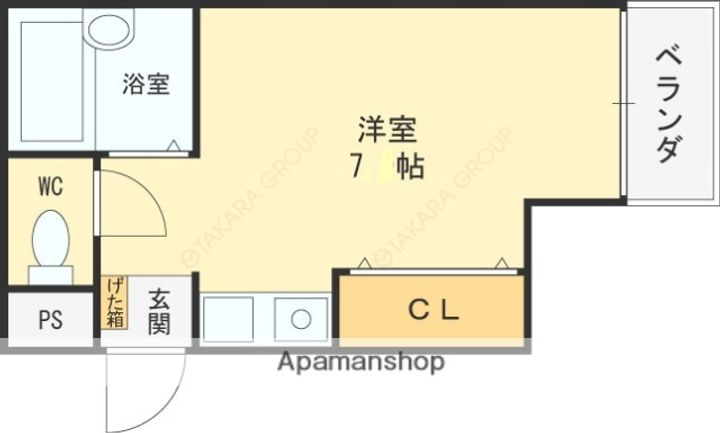 サンライフ小阪本町302の間取り