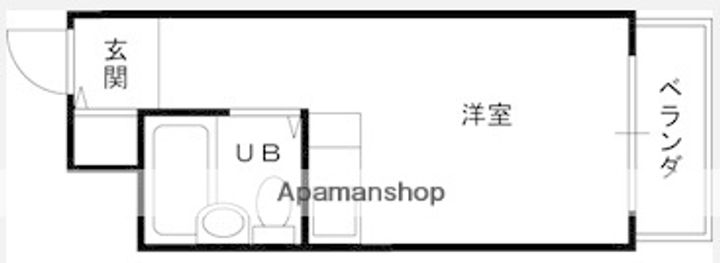 兵庫県尼崎市南塚口町7丁目の賃貸マンションの間取り