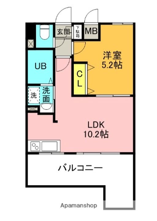M’プラザ香里六番館の間取り