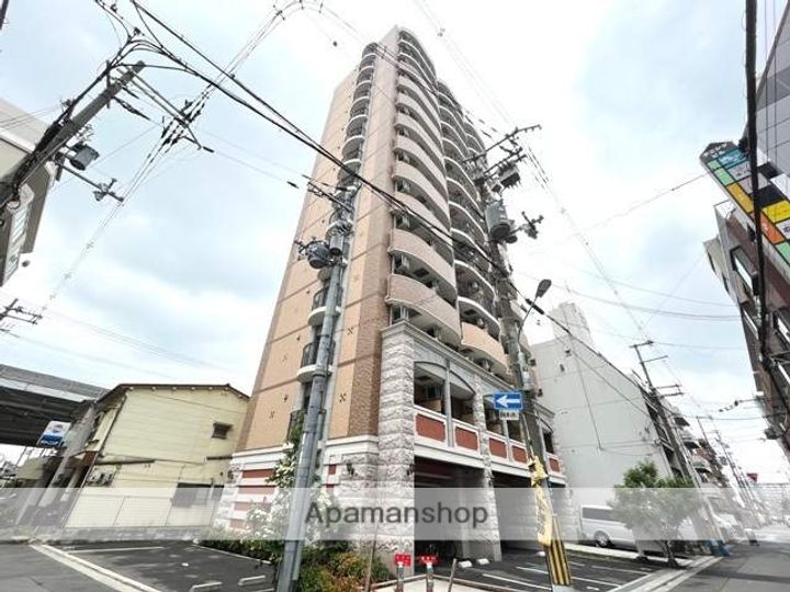 大阪府東大阪市足代新町の賃貸マンションの外観