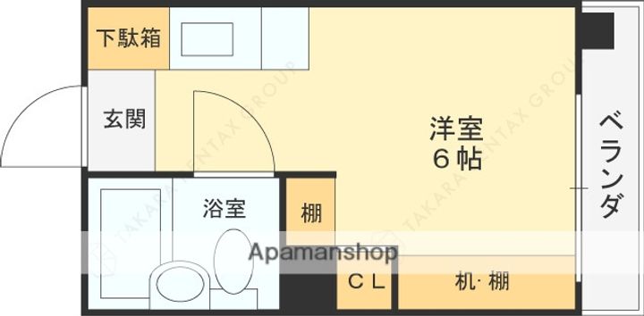 大阪府東大阪市若江西新町4丁目の賃貸マンション318の間取り