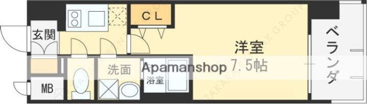 ファーストフィオーレ長田グランディールの間取り