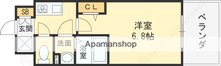 フォーリアライズ大阪ミッテの間取り