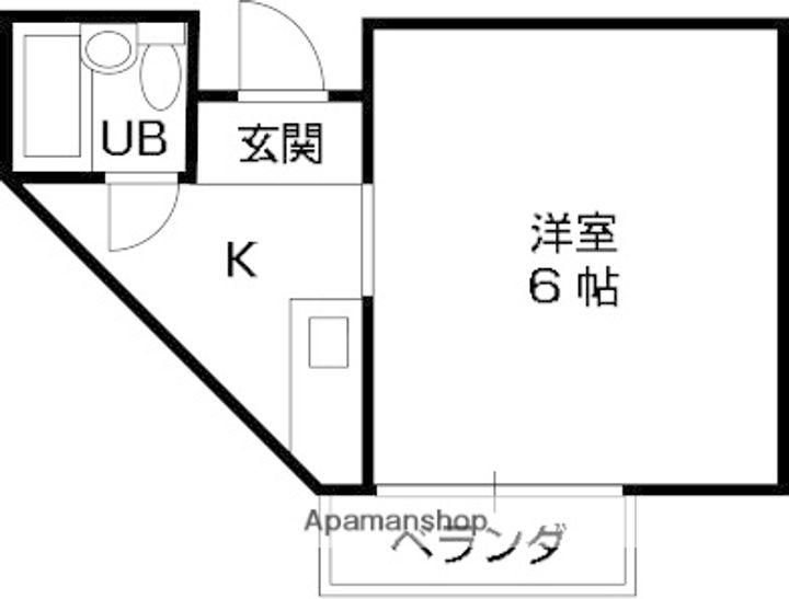 ロータリーマンション永和202の間取り
