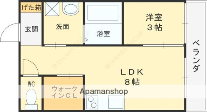 GOOD LIFE(グッドライフ)201の間取り