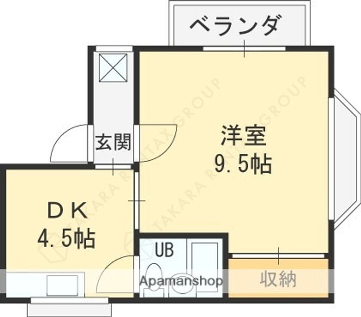 大阪府東大阪市川俣本町の賃貸マンションの間取り