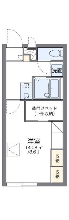 レオパレス金岡の間取り